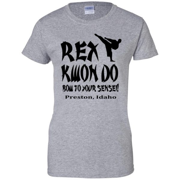 rex kwon do shirts womens t shirt - lady t shirt - sport grey