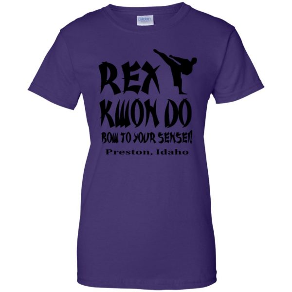 rex kwon do shirts womens t shirt - lady t shirt - purple