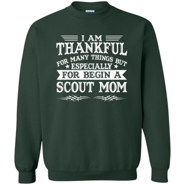 scout mom shirt sweatshirt - forest green