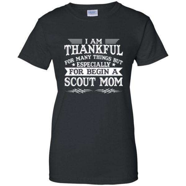 scout mom shirt womens t shirt - lady t shirt - black