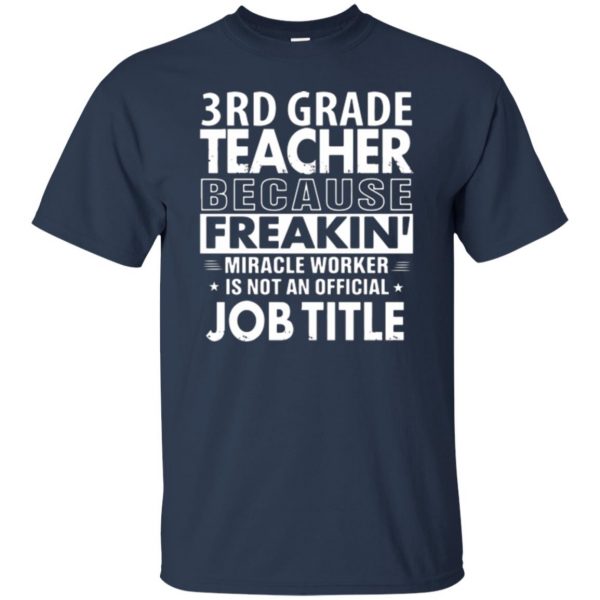 third grade teacher shirts t shirt - navy blue