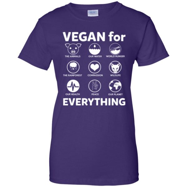 vegan compassion shirt womens t shirt - lady t shirt - purple