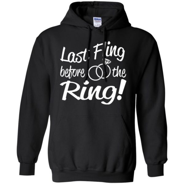 last fling before the ring shirts hoodie - black