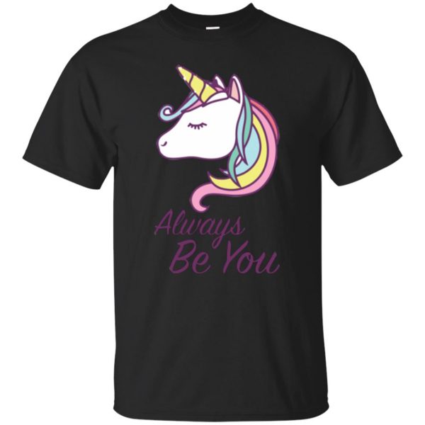 always be you unicorn - black