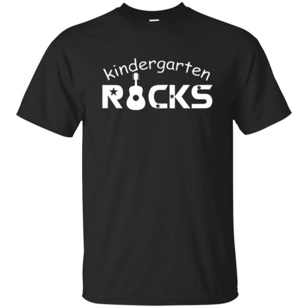 kindergarten rocks tshirt kids t shirt - black