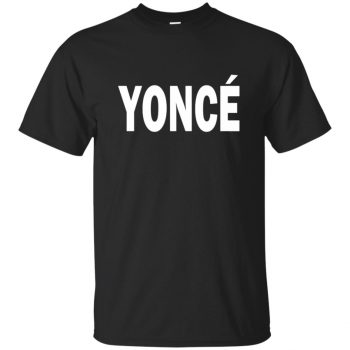 yonce t shirts - black
