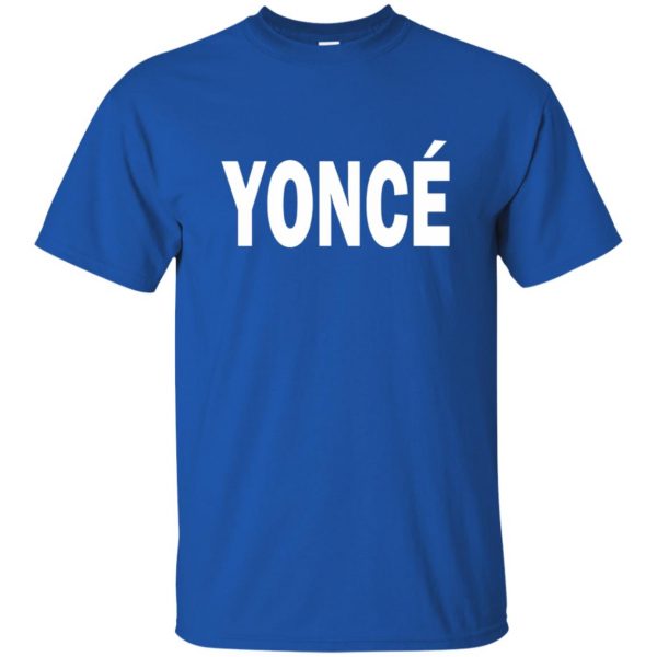 yonce t shirt - royal blue