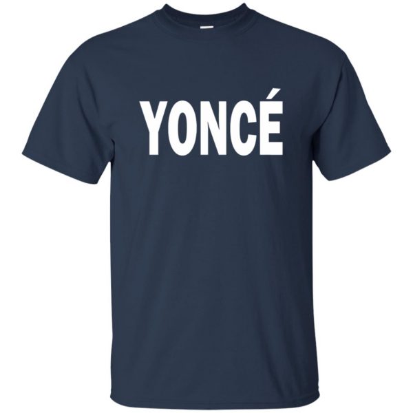 yonce t shirt - navy blue