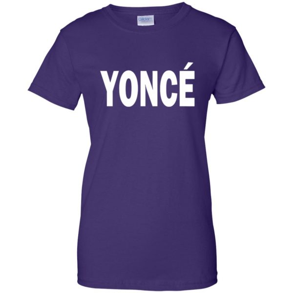 yonce womens t shirt - lady t shirt - purple