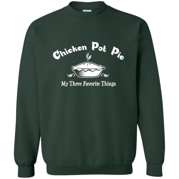 chicken pot pie sweatshirt - forest green