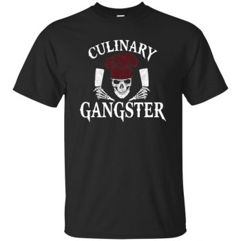 culinary gangster shirt - black
