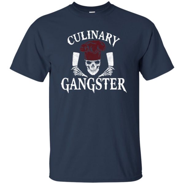 culinary gangster t shirt - navy blue
