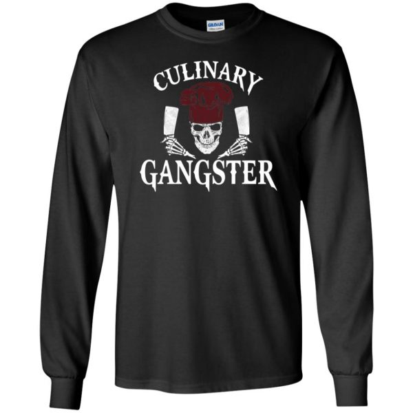 culinary gangster long sleeve - black