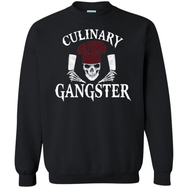 culinary gangster sweatshirt - black