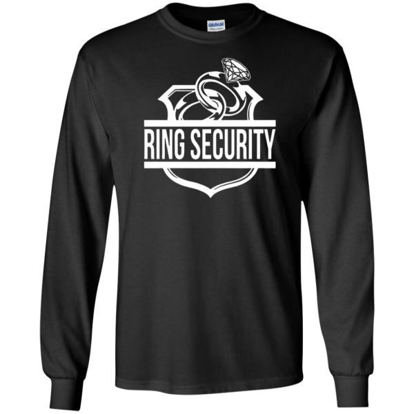ring security for ring bearer long sleeve - black