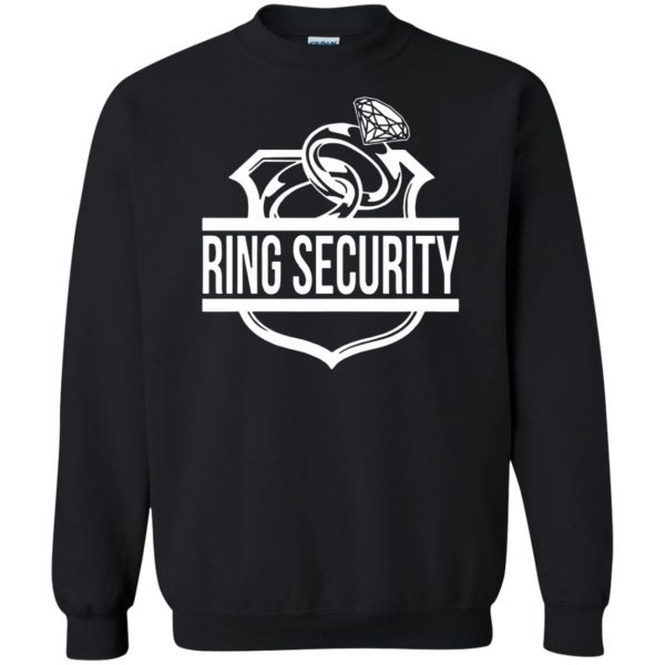 ring security for ring bearer sweatshirt - black