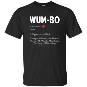 wumbo shirt - black