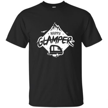 happy glamper shirt - black
