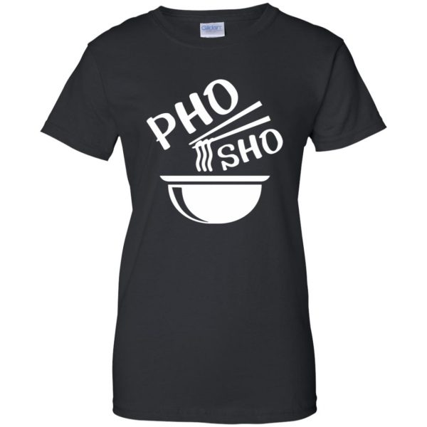 pho sho womens t shirt - lady t shirt - black