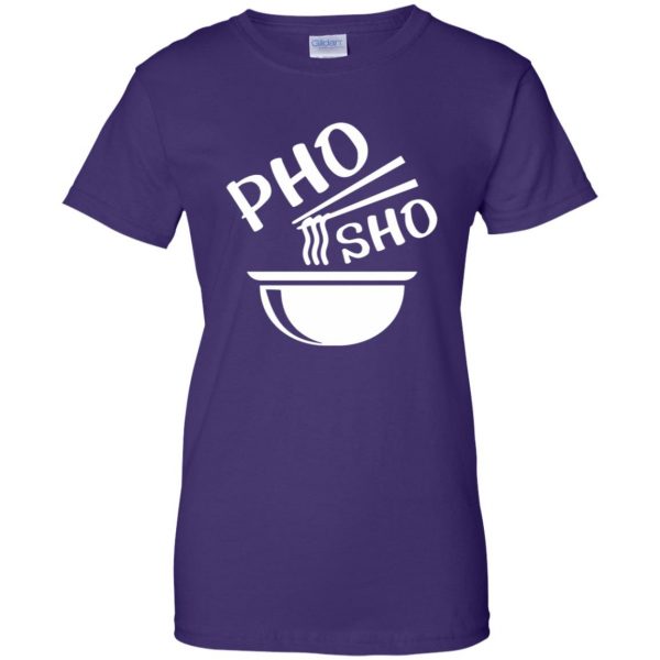 pho sho womens t shirt - lady t shirt - purple