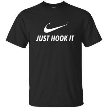 just hook it shirt - black