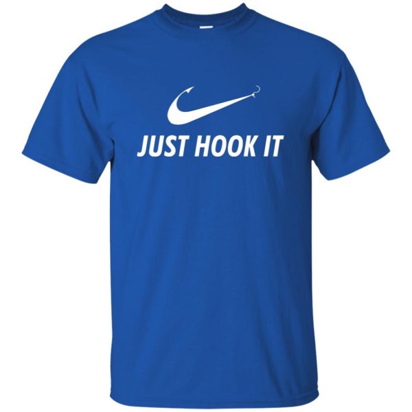 just hook it t shirt - royal blue
