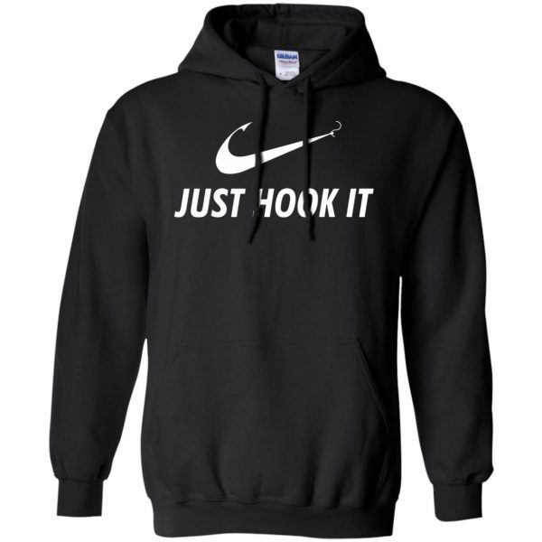 just hook it hoodie - black