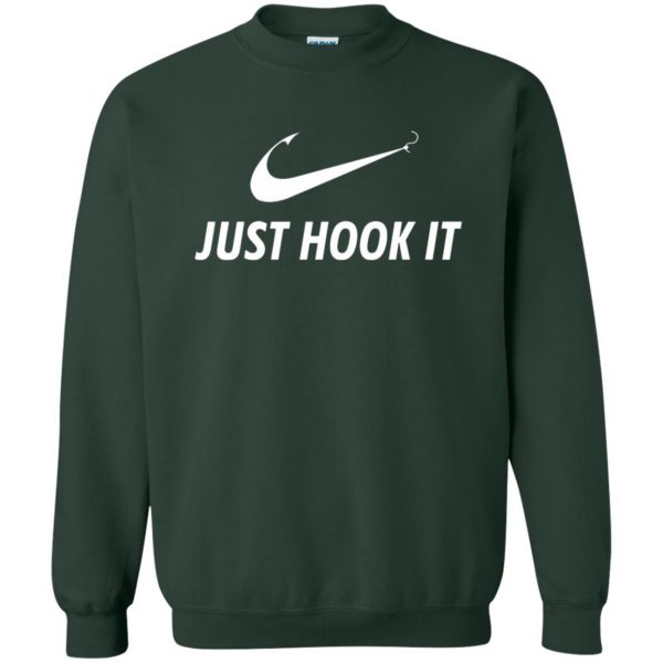 just hook it sweatshirt - forest green