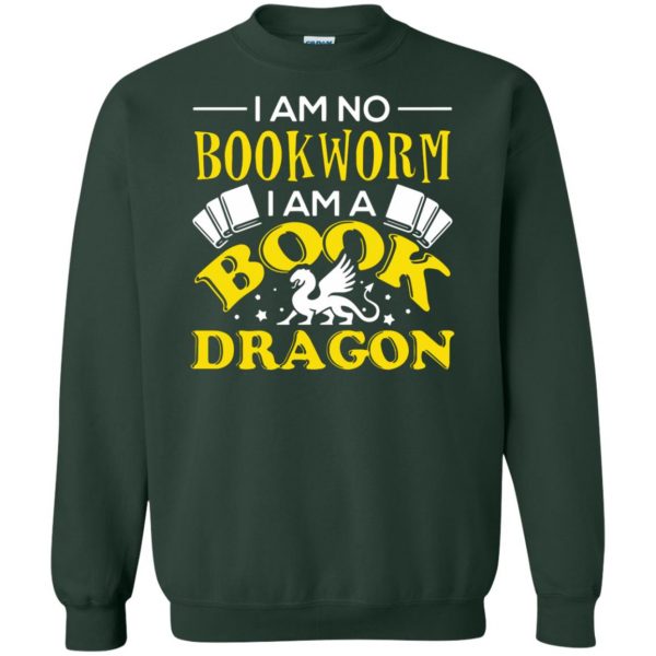 bookworm sweatshirt - forest green