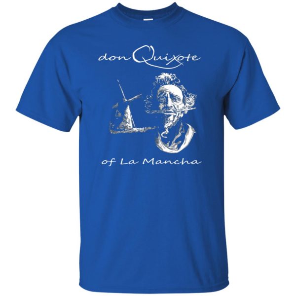 don quixote t shirt - royal blue