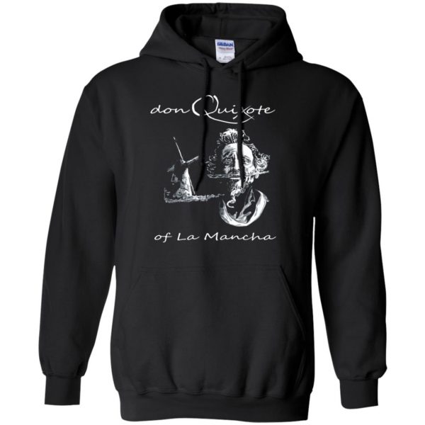 don quixote hoodie - black