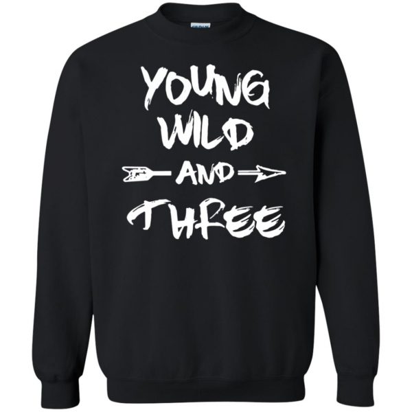 wild and three sweatshirt - black