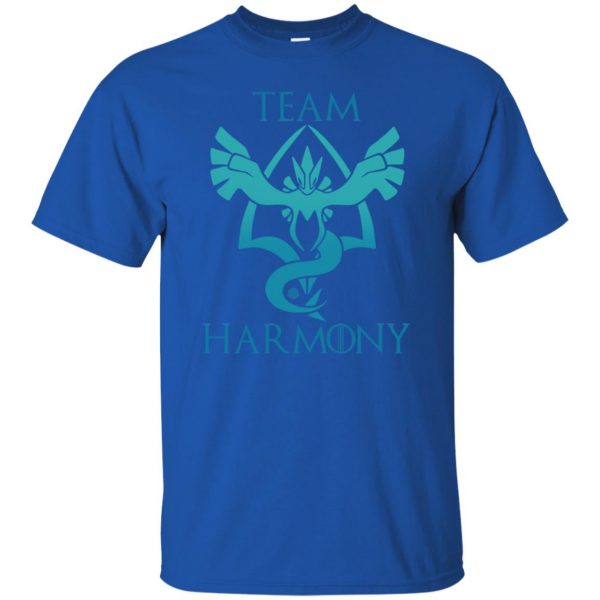 team harmony t shirt - royal blue