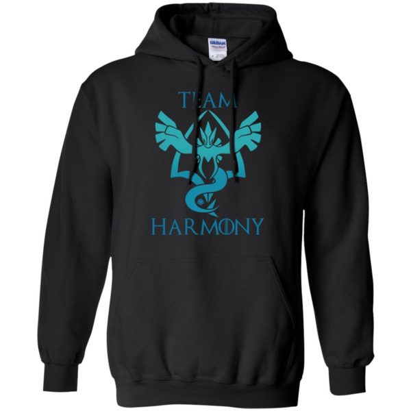 team harmony hoodie - black