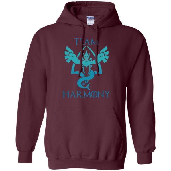 team harmony hoodie - maroon
