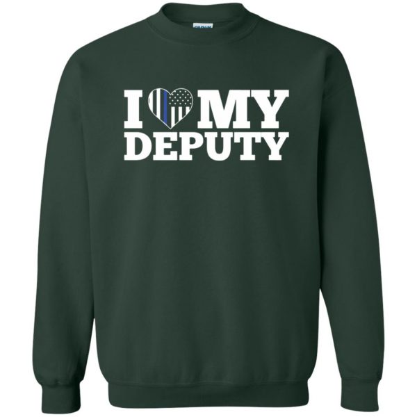 deputy wife sweatshirt - forest green