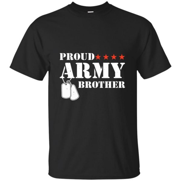 army brother shirt - black