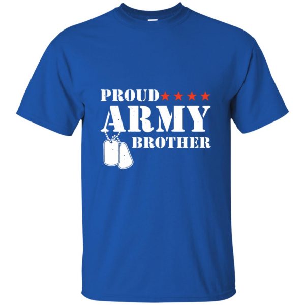 army brother t shirt - royal blue