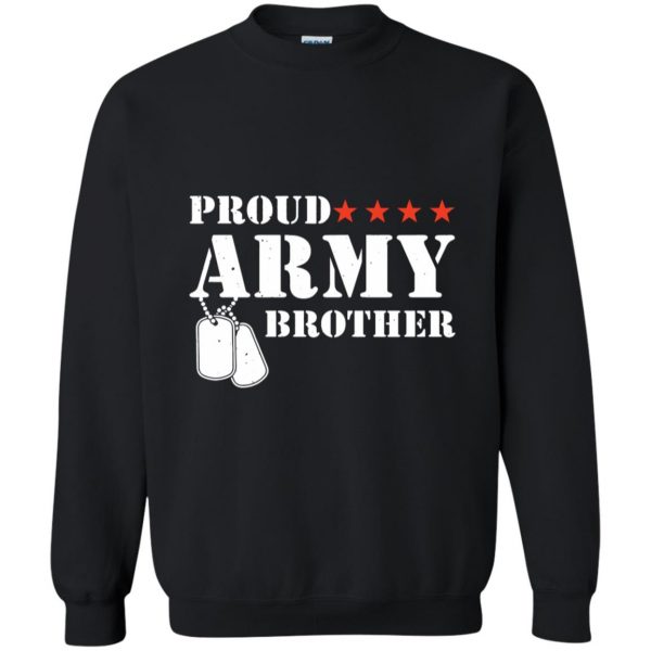 army brother sweatshirt - black