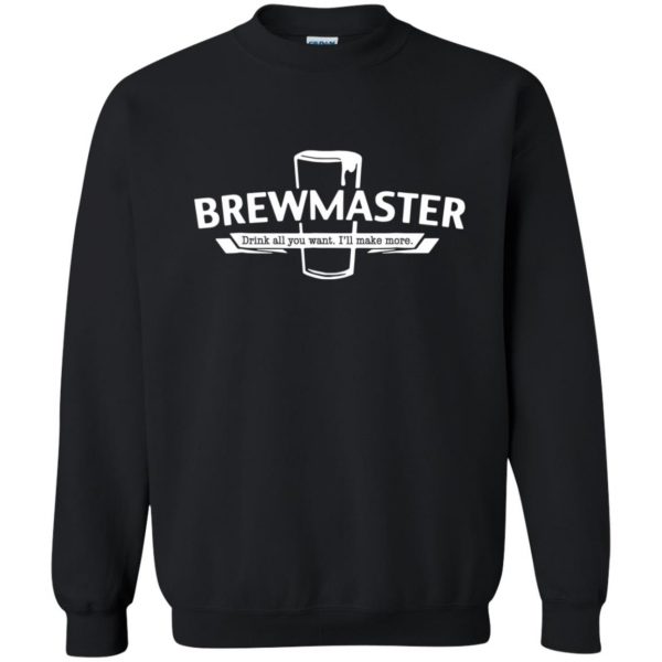 brewmaster sweatshirt - black