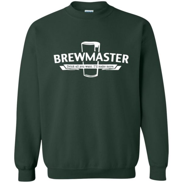 brewmaster sweatshirt - forest green