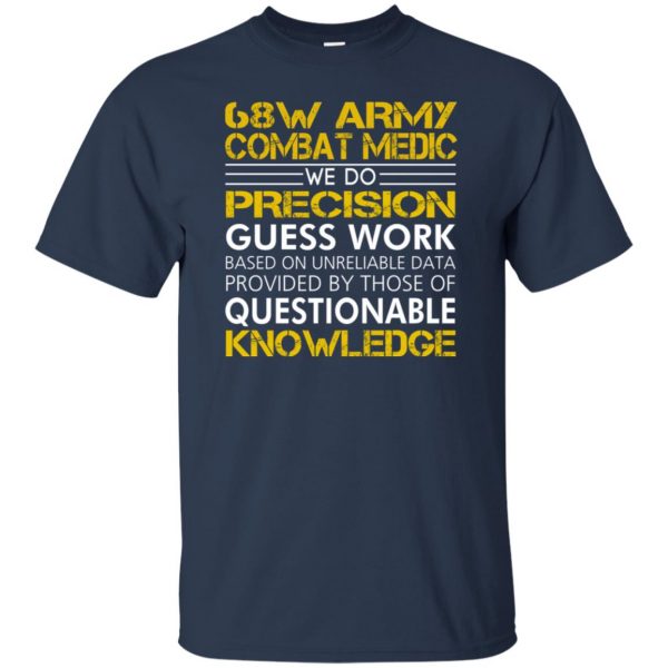 army combat medics t shirt - navy blue
