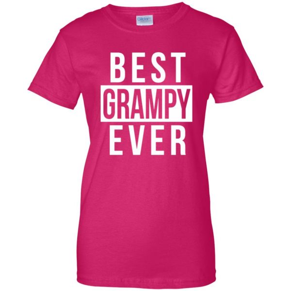 grampy womens t shirt - lady t shirt - pink heliconia