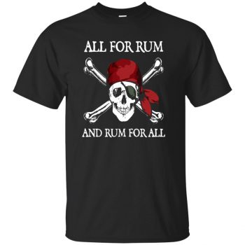 funny pirate shirt - black