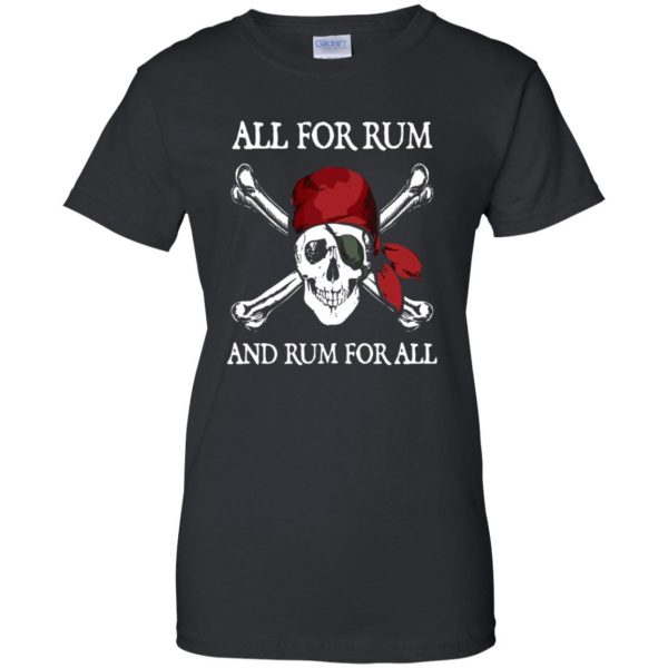 funny pirate womens t shirt - lady t shirt - black