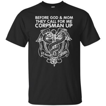 navy corpsman shirt - black