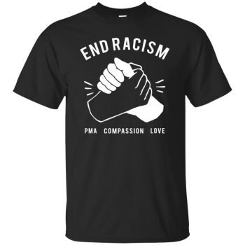 end racism shirt - black