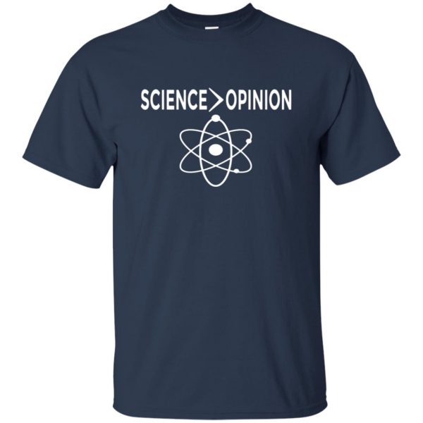science opinion t shirt - navy blue