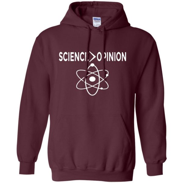 science opinion hoodie - maroon