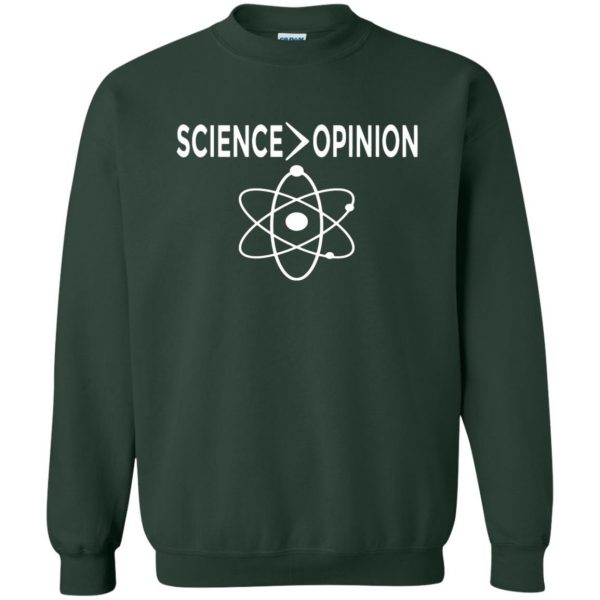 science opinion sweatshirt - forest green